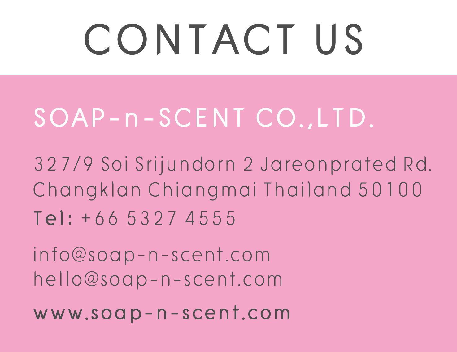 HANDMADE SOAP AND SPA PRODUCTS THAILAND - SOAP-n-SCENT